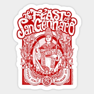 San Gennaro NYC Classic Sticker